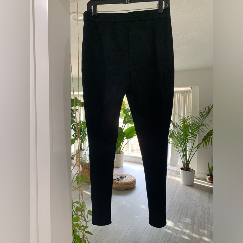 Black Leggings/Pants in suede